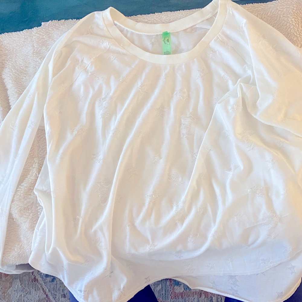Honeydew sleep/lounge shirt, long sleeves, new/never worn